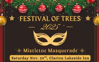 Festival of Trees 2025 Mistletoe Masquerade poster